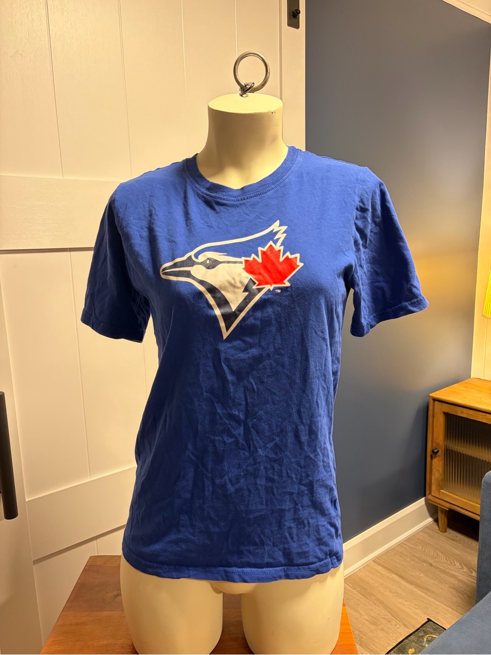 Toronto Blue Jays Women’s Graphic Tee Blue Baseball Shirt